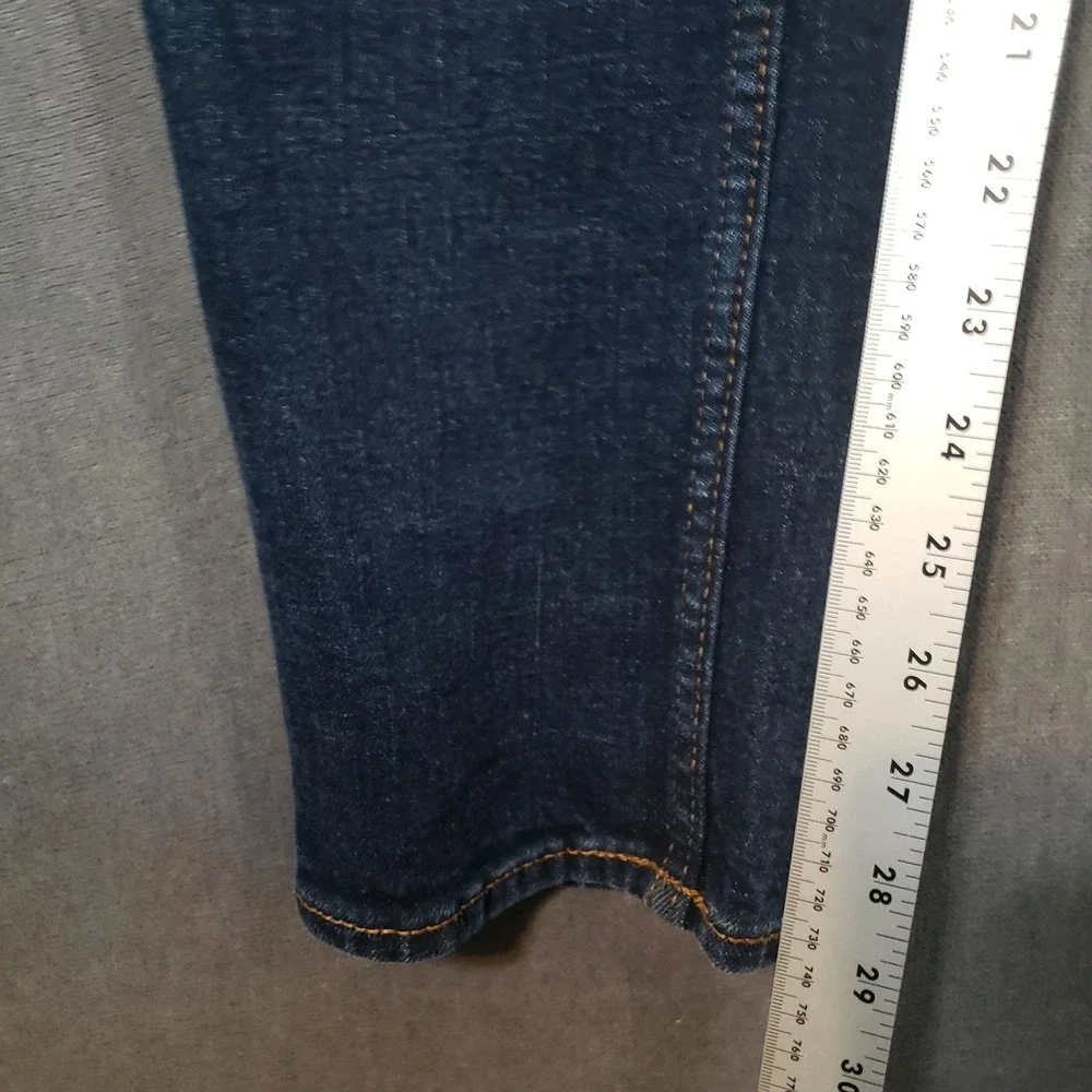Old Navy Stretch Slim Jeans Mens 31x32 Dark Rinse Blue Built-In Flex Tough